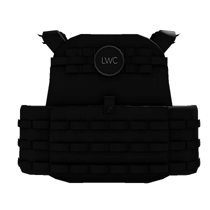 Black Tactical LWC Plate Carrier