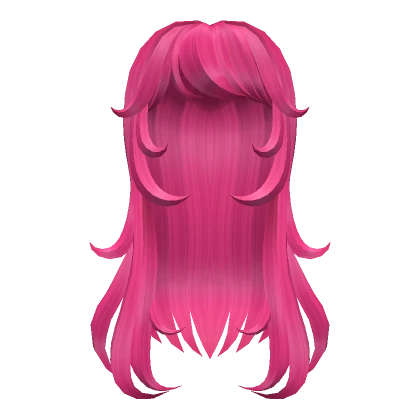 y2k anime popular fairy hair hot pink