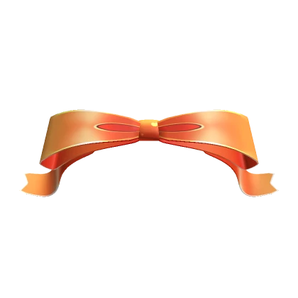  Bow with curled ends Orange