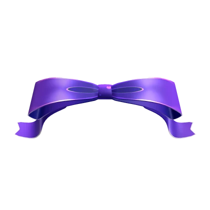  Bow with curled ends Purple