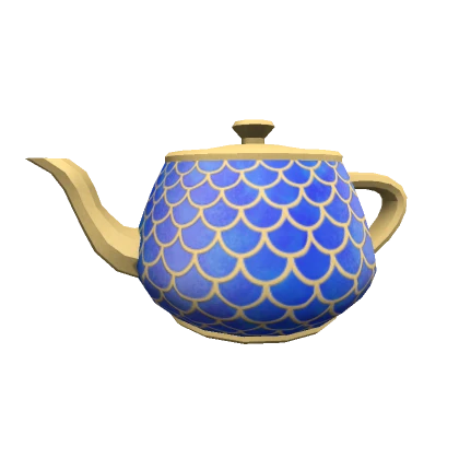 Elegant Sapphire Teapot