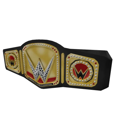 Gold Wrestling Championship Title Belt (1.0 Body)