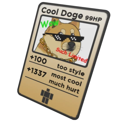 Cool Doge Trading Card