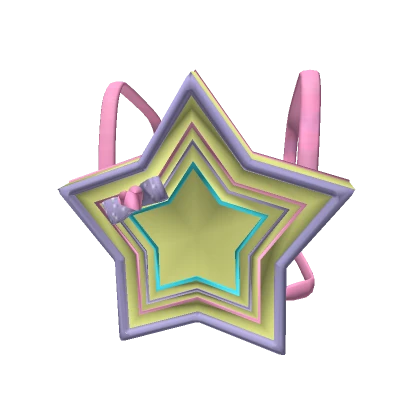 Cute Pastel Star Backpack (3.0)