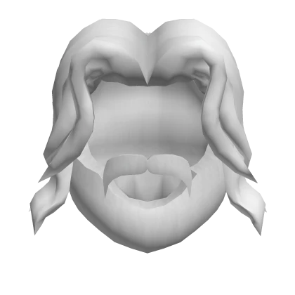 White Long Hair & Beard