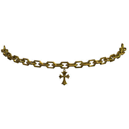 gold grunge chrome hearts circlet