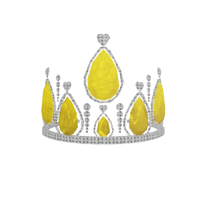 Glowing Yellow Gemstone Tiara 