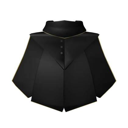 Black and Gold Royal Cape