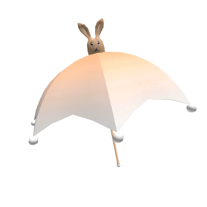 Beige bunny umbrella