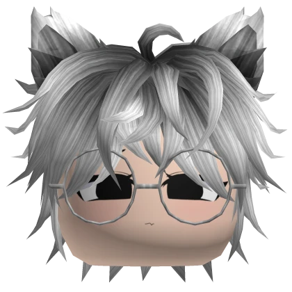 White Hair Anime Cute Feminine Boy