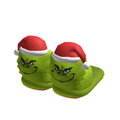 Christmas Grinch Slippers 