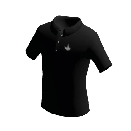Blurred Logo Black Polo
