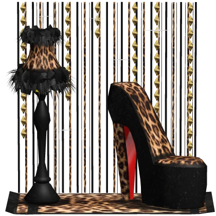 Leopard Print Room Decor 2000s Background Aura Y2K