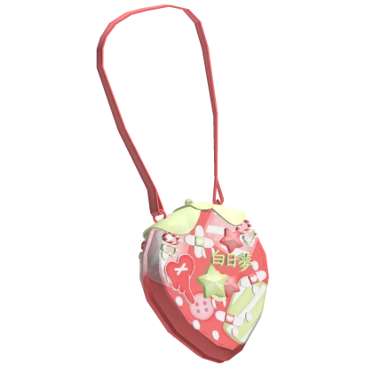 Red Strawberry Cute Decora Gyaru Harajuku Purse