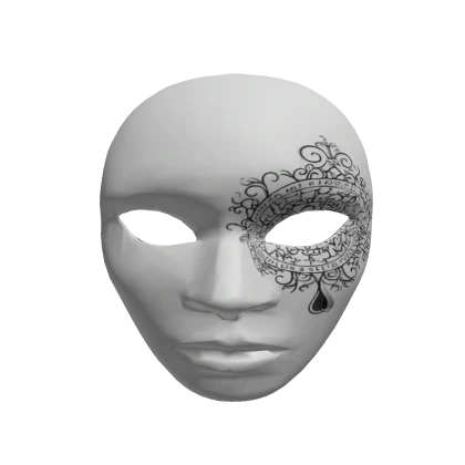 White Theather Mask