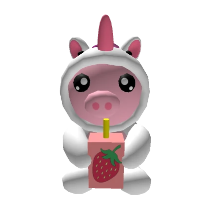 Cute Pig-Unicorn Buddy 🦄 🐷