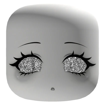 Cute Face With TV Static Noise Eyes [Animated]