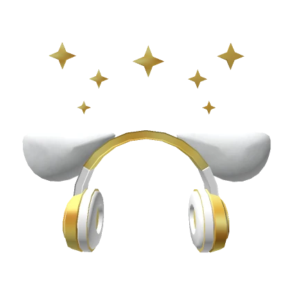 Gold Headphones Cute Ear ♥