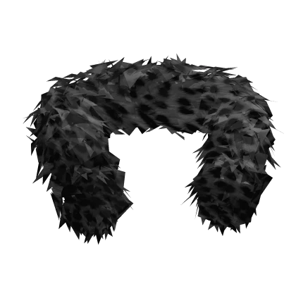 Black Panther Fur Scarf