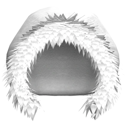 Fluffy White Hood