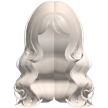 ♡ kawaii curly blonde hair w heart curls