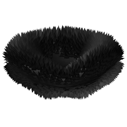 Neck Fur Scarf Black