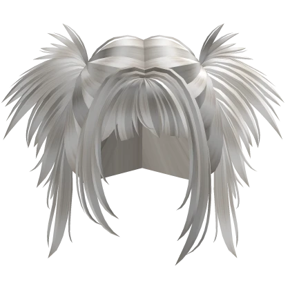 White Rockstar Hair w/ scene bangs