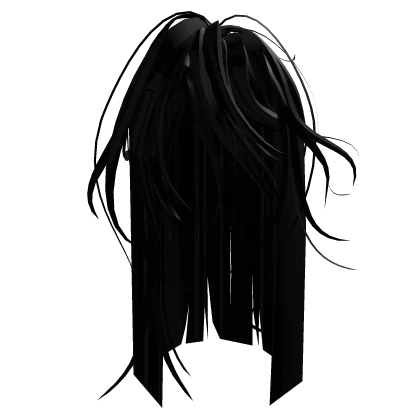 Black Long Straight Horror Hair