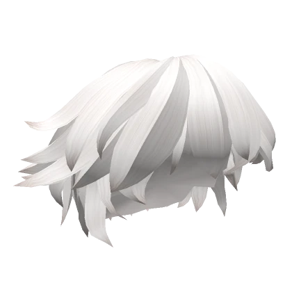 White Spiky Hair 