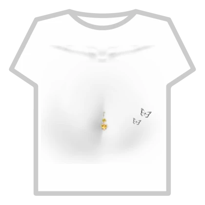 gold belly ring/piercing