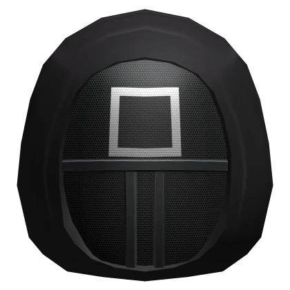 Squid Game Guard Black Square Head