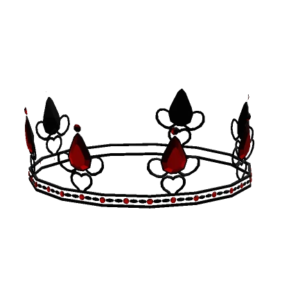 Dark Ruby Crown of Jewels