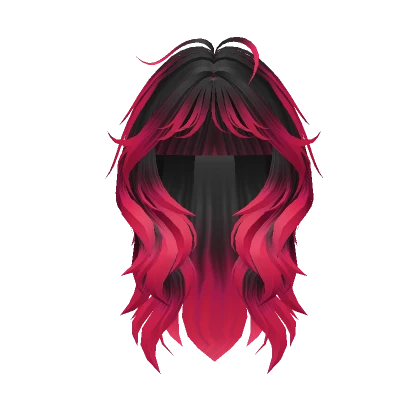 Rockstar Wolfcut (Black to Pink)