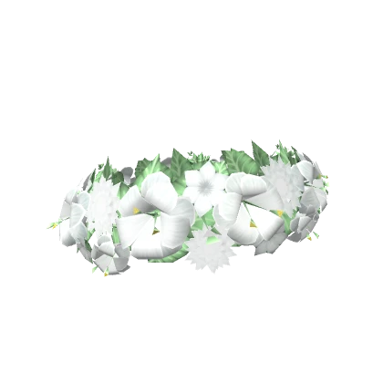 Tropical Blooms Flower Crown in Ivory