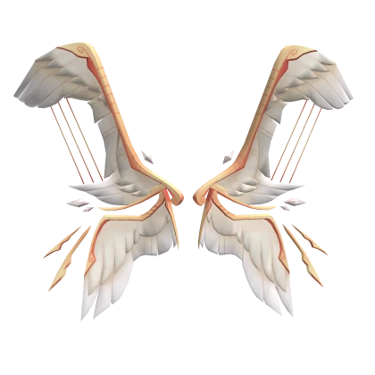 Laharpes' Golden Wings in White