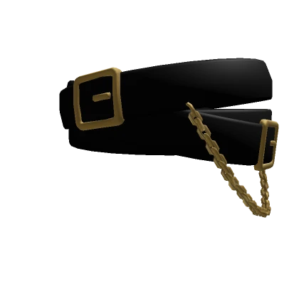 Gold Blinded Belt Chain