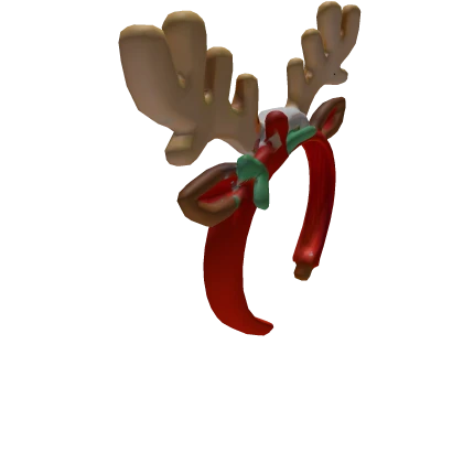 Festive Christmas Moose Antlers Hairband