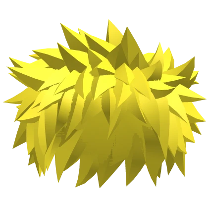 Yellow Spiky Anime Boy Hair 2