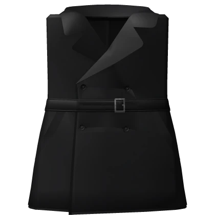 Black Detective Trench Coat