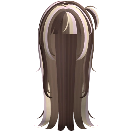 ♡ : sweet mini side pony wavy hair neopolitan