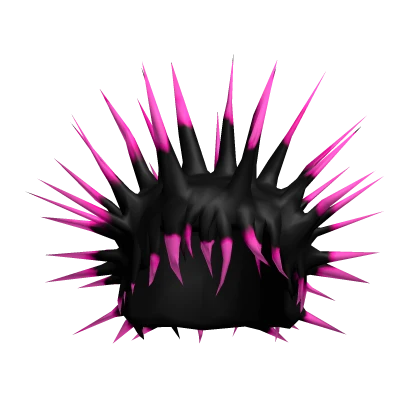 Neon Pink Tipped Messy Liberty Spikes