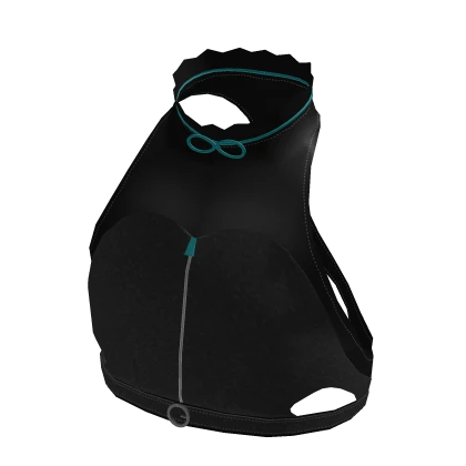 Miku pop star crop top black/green