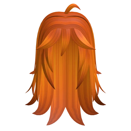 Stylish Messy Spiky Anime Girls Emo Hair (orange)