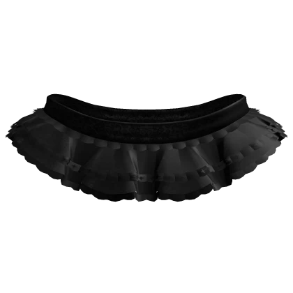 ┊♡꒱ gothic laced ruffle skirt 3.0 ꒰black꒱