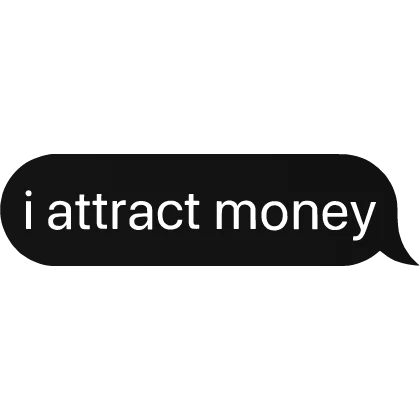 i attract money