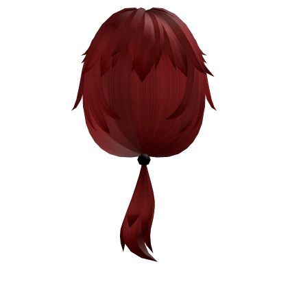 Red Low Ponytail 