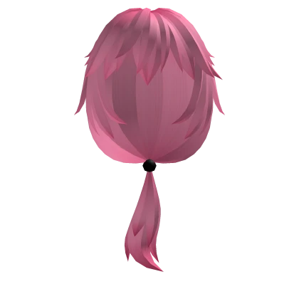 Pink Low Ponytail