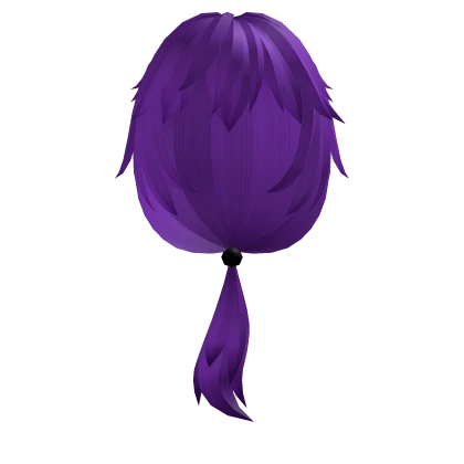 Purple Low Ponytail