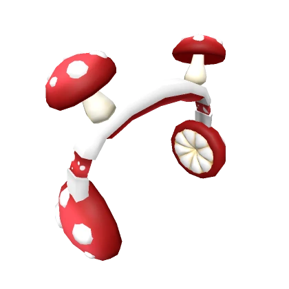 Mushroom Sprout Red Spotted Headset