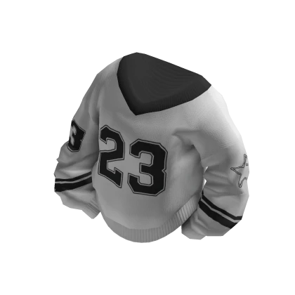 White Posed Sporty Jersey ❤️